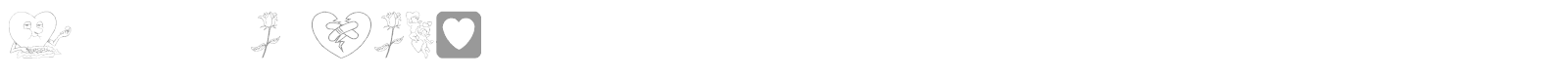 Luvya Babe font preview